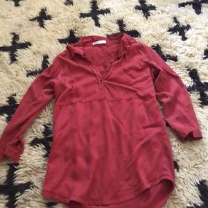 Free People Beach Collared Button Up🦞